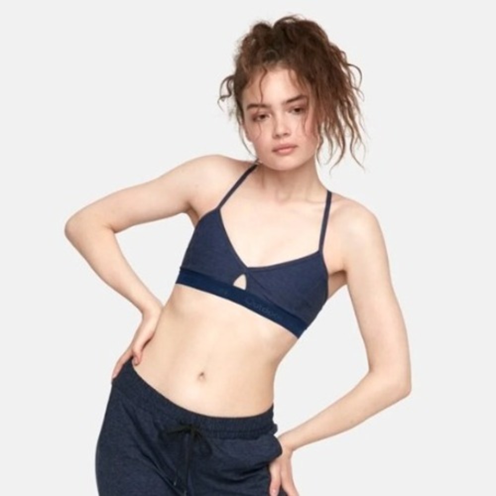 Outdoor‎ Voices Steeplechase Sports Bralette Navy Medium EUC